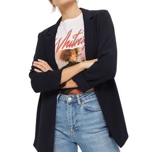 Topshop blazer navy